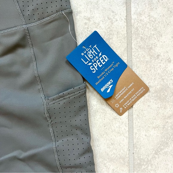 NWT Women’s Brooks Running Method 1/2 Crop Tight - Picture 7 of 10